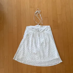 Princess Polly Moonlit white polka dot halter mini dress thumbnail 3