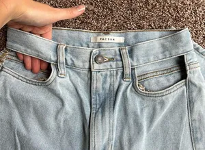 Pacsun High Rise Bootcut Jeans w/ Cutout thumbnail 2