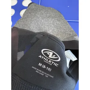 Athletic Works‎ Sports Bra Medium Gray Black Minimalist Activewear Athleisure thumbnail 4