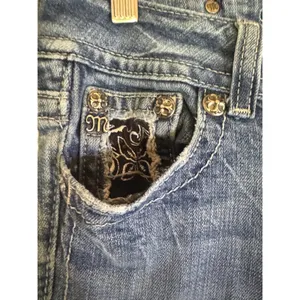 Miss Me Women's Embellished Butterfly‎ Pocket Bootcut Jeans Size 27 thumbnail 2