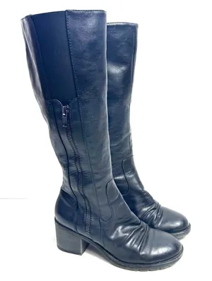 BareTraps Dalia Black Full Zip Tall Riding Boots Size 7 thumbnail 1