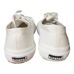 Superga White Canvas Cotu Classic Sneakers Men-6 Women 7.5 thumbnail 5
