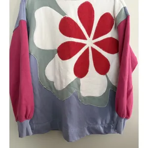 Free People Clover‎ Sweatshirt Floral Poppy Combo Women's Size XS thumbnail 5