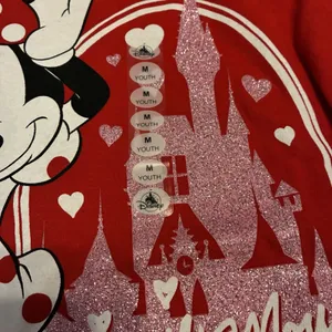 Disney Parks Walt Disney World Women's Shirt Size M Red Mickey Minnie Mouse thumbnail 5