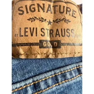 Levi’s Signature Gold Skinny Jeans Women’s Blue Mid Rise Stretch Denim 28x30 thumbnail 5