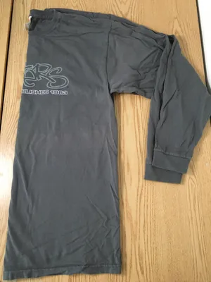Hooters New Unisex Vintage Long Sleeve T-shirt Embroidery Gray Size XLarge thumbnail 8