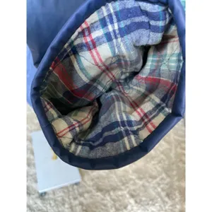Vintage David Taylor Hooded Raincoat Navy Granola Plaid Lined‎ Warm Cozy Preppy thumbnail 8
