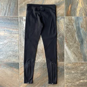 Alo Yoga Undertone Legging Two Tone Black Ankle Zipper Women's Size XS thumbnail 6