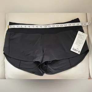 NWT Lululemon Speed Up LR Shorts 2.5” Lined Size 12 in Black thumbnail 12