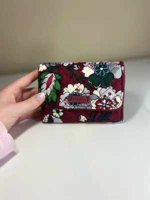 Vera Bradley Tote Bag With Matching Wallet thumbnail 7