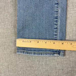 Madewell Jeans Womens 23P Stovepipe Blue Straight Slim Light Wash Denim 5-Pocket thumbnail 8