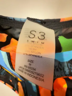 NWT S3 Swim Smoothing Cinch Adjustable Side Tie High Waist Bottom, Medium thumbnail 10