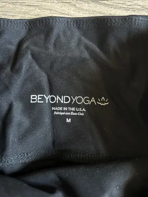 Beyond Yoga Black Leggings with silver Cactus Print thumbnail 2