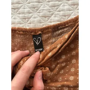 Windsor burnt orange cropped blouse thumbnail 4