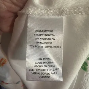 Rachel Zoe Ivory Beach Print Maxi Dress Size 2 Smocked Back NWOT thumbnail 8