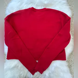 The Midwest Girl (TM) size XS Red Cropped Sweatshirt thumbnail 2