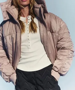 FP Movement by Free People Like A Dream Reversible Puffer Jacket - NWT - Size L thumbnail 1