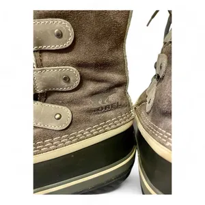 Sorel Joan of Arctic Waterproof Fur Insulated Snow Boots Quarry / Black 6‎ thumbnail 5