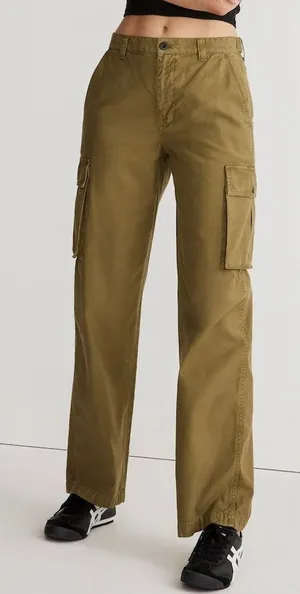 Madewell Garment Dyed Low Slung Straight Cargo Pants Size 29 thumbnail 1