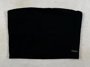 TNA Aritzia Black‎ Tube Top Bandeau Strapless Slim Fit Small thumbnail 1
