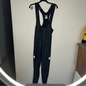 Pearl Izumi‎ Vintage Thermal Cycling Black Bib Zipper Ankle Tights thumbnail 2