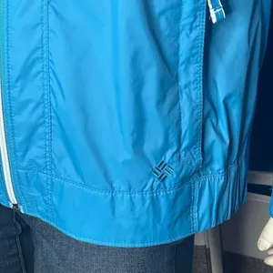 Columbia Omni-Shield Blue Outdoor Packable Windbreaker Rain Jacket Size Medium thumbnail 5