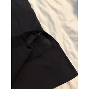 Athleta Coaster Luxe V-Neck Sweatshirt Vest Black‎ Sleeveless Pullover Small thumbnail 3