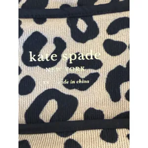 Kate‎ Spade Top Women XS Extra Small Short Sleeve Animal Print Pajama Knit Shirt thumbnail 6