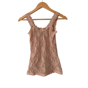 Hanky Panky Lace Cami Tank Top Blush Taupe Floral Lace thumbnail 6