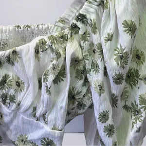Abercrombie & Fitch floral puff sleeve crop top thumbnail 8