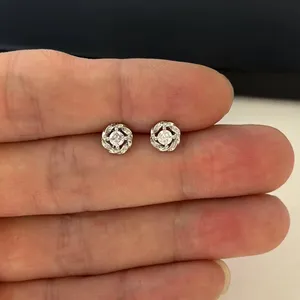 6mm CZ Stud Earrings for Men Women Streetwear Punk Hip Hop Unisex Style thumbnail 6