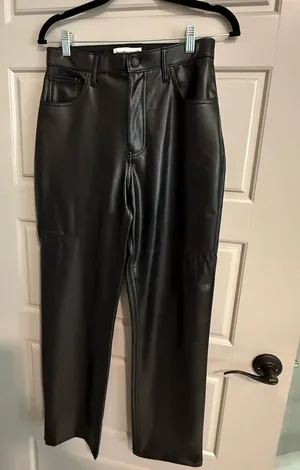Abercrombie Leather Vegan Pants thumbnail 1