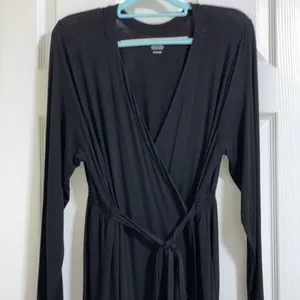 Bump in the Night Women’s Black Maternity bath robe size 2X thumbnail 2