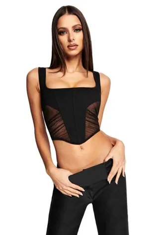 I am gia Mandi Corset Black thumbnail 1