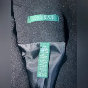 Ralph Lauren Wool Blend Walker Pea‎ Coat thumbnail 4