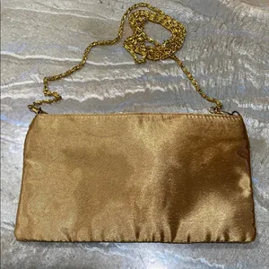 Vintage Britney Spears Gold Tone Chainmail Evening Hand Purse thumbnail 2