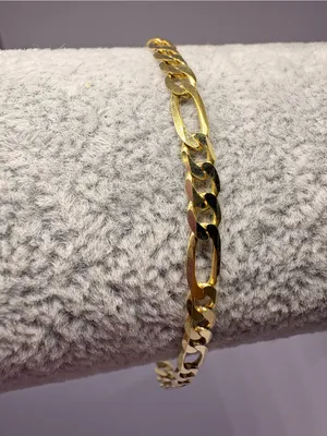 Gold Plated Sterling Silver Bracelet 7” thumbnail 2