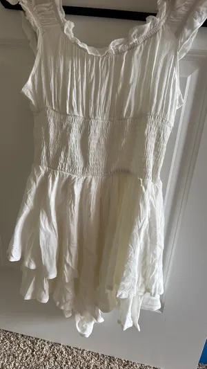 Romper SHEIN white  thumbnail 4