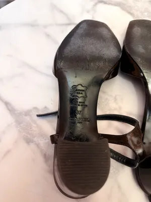 Carel Paris Soraya Vernis Patent Leather Heels Brown EU 37 GUC thumbnail 6