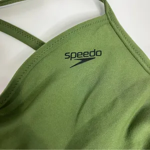 Speedo green bikini‎ top women’s size large thumbnail 2