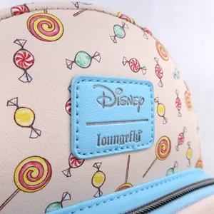 Loungefly Disney Baby Mickey Mouse Friends Mini Backpack Candy Blue Trim thumbnail 3