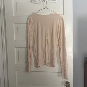 Lululemon Blush Long Sleeve Women's Knotted Top thumbnail 3