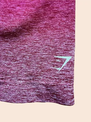 GYMSHARK ADAPT OMBRE SEAMLESS SHORTS Red thumbnail 3