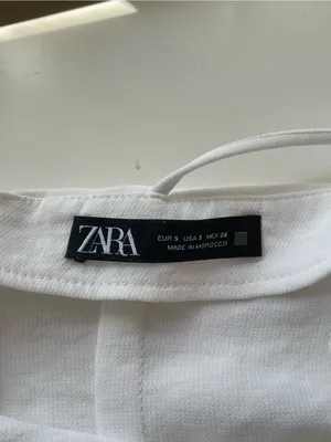 Zara White Spaghetti Strap Mini Dress thumbnail 4