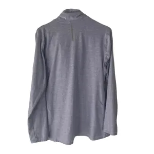 New Balance Size M‎ Half Zip Funnel Neck Long Sleeve Light Blue Pullover Sweater thumbnail 5