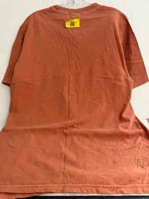 Comfort Colors Rust Orange Cat Graphic Tee with Bobo Script thumbnail 3