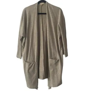 Anthropologie Duster Cardigan‎ Donni Sandwash Ribbed Oversized Open Women's thumbnail 4