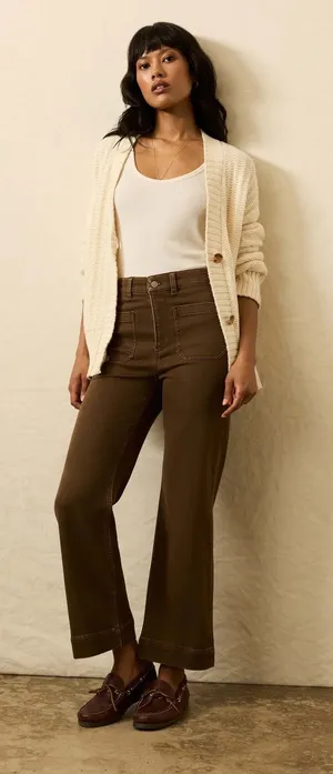 Faherty Stretch terry patch pocket pants thumbnail 1