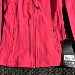 Lululemon Disney Define Jacket *Nulu Lipgloss Pink Size 4 NEW thumbnail 4