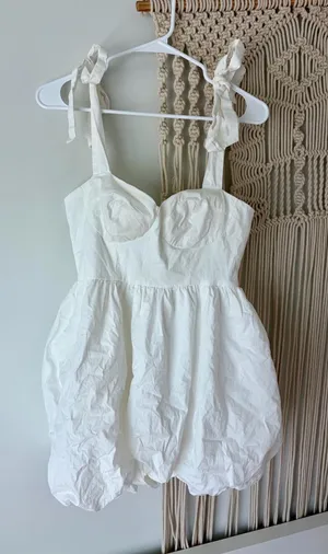 Lena bubble dress White Size M thumbnail 1